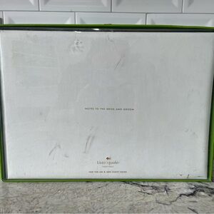 NEW Kate Spade “Notes to the Bride and Groom” Wedding Guest Book 📖🤍❤️♠️✨